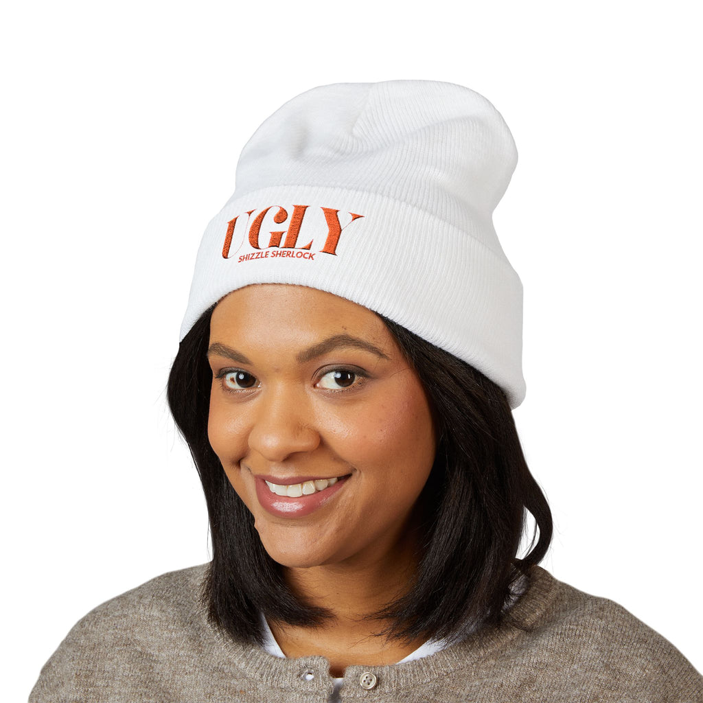UGLY Embroidered Classic Cuffed Beanie