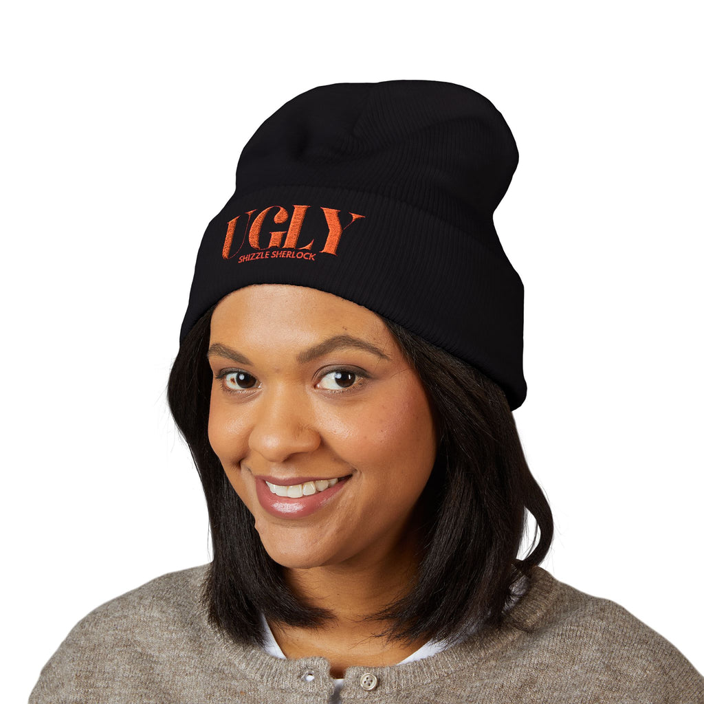 UGLY Embroidered Classic Cuffed Beanie