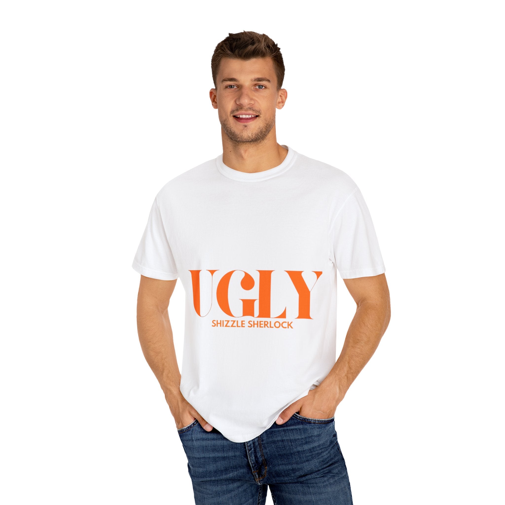 Playful Unisex T-Shirt with 'UGLY' Design
